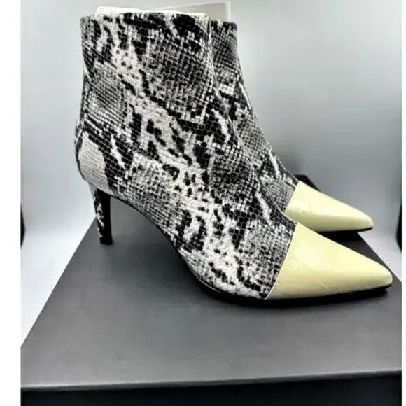 rag & bone Shoes - (60% OFF) NIB RAG & BONE Beha Snakeskin Print Leather Ankle Boot 8 MSRP $625